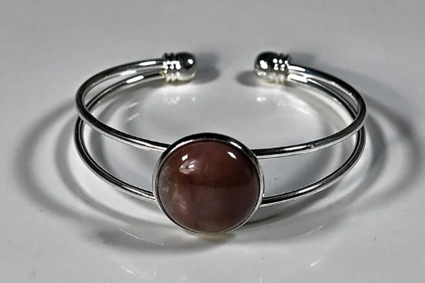 Indischer Achat / Silber