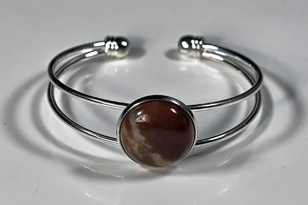 Indischer Achat / Silber